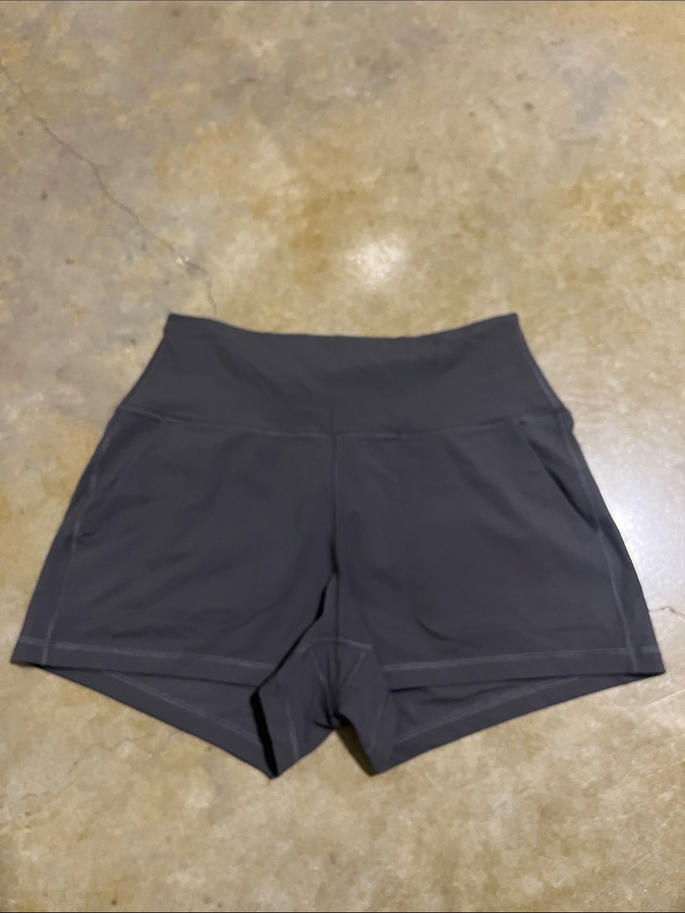 Crazy Yoga High-Waist Women's Active Shorts - Charcoal Gray